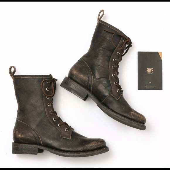 frye jenna combat boot